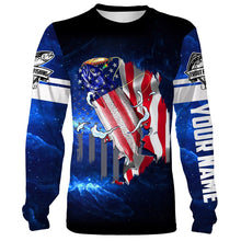 Load image into Gallery viewer, Rainbow Trout Fishing 3D American Flag Patriot Custom All over print shirts - personalized fishing gift NQS448