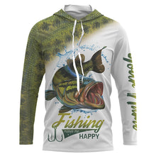 Load image into Gallery viewer, Bass Fishing Customize Name 3D All Over Printed Shirts, Fishing Gift For Father, Men, Women And Kid NQS351