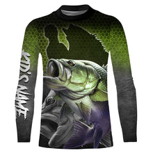 Load image into Gallery viewer, Bass Fishing Customize Name 3D All Over Printed Shirts Personalized Gift For Father&#39;s day NQS353