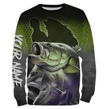Load image into Gallery viewer, Bass Fishing Customize Name 3D All Over Printed Shirts Personalized Gift For Father&#39;s day NQS353