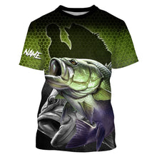 Load image into Gallery viewer, Bass Fishing Customize Name 3D All Over Printed Shirts Personalized Gift For Father&#39;s day NQS353