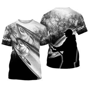 King Salmon Fishing Customize Name 3D All Over Printed Shirts Personalized Gift For Adult And Kid NQS354