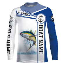 Load image into Gallery viewer, Tuna fishing UV protection Customize boat name tournament long sleeves fishing shirts NQS1972