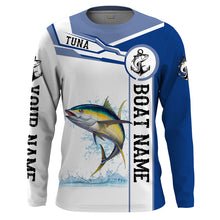 Load image into Gallery viewer, Tuna fishing UV protection Customize boat name tournament long sleeves fishing shirts NQS1972