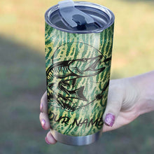 Load image into Gallery viewer, Musky Fishing Tumbler Cup Customize name Personalized Fishing gift for fisherman - NQS234