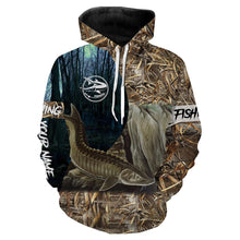 Load image into Gallery viewer, Sturgeon Fishing Customize Name 3D All Over Printed Shirts For Adult And Kid Personalized Fishing Gift NQS323