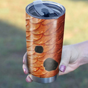 Redfish Puppy Drum Scale Fishing Tumbler Cup Fishing gift for fisherman - NQS250