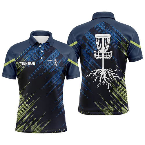 Green and blue Mens disc golf polo shirts custom disc golf team disc golf jersey NQS6275