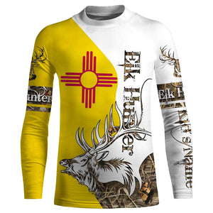New Mexico NM Elk Hunting Customize Name 3D All Over Printed Shirts Personalized Gift For Hunter NQS410
