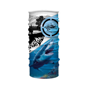 Shark fishing fish on fishing shirts Performance Long Sleeve UV protection Customize NQS1084