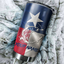 Load image into Gallery viewer, 1PC Texas Redfish Puppy Drum fishing Customize Stainless Steel Tumbler Cup Personalized Fishing gift NQS776
