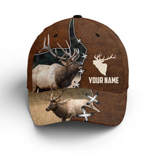 Load image into Gallery viewer, Elk Hunting Camouflage Custom Name 3D Hat - Outdoor Cap Hunting Gifts for Elk Hunter NQS4224