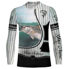 Load image into Gallery viewer, Striped Bass Fishing Scale Customize name 3D All over print shirts - personalized fishing gift for Adult and Kid - NQS426