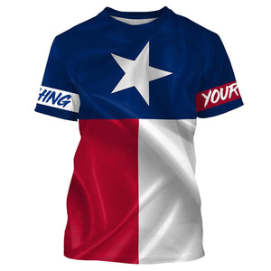 Texas State Flag 3D All Over print shirts personalized apparel for Adult and kid NQS435