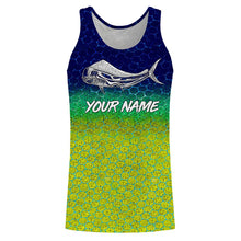 Load image into Gallery viewer, Mahi Mahi ( Dorado) Fishing Skin 3D All Over print shirts personalized fishing Gift for Adult and kid NQS564