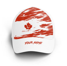 Load image into Gallery viewer, Canadian flag golf hat custom name baseball golf cap hat, best golf gifts golfers NQS4520