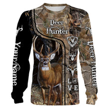 Load image into Gallery viewer, Deer Hunter big game hunting camo Custom Name 3D All over print shirts NQS730