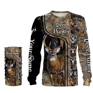 Deer Hunter big game hunting camo Custom Name 3D All over print shirts NQS730