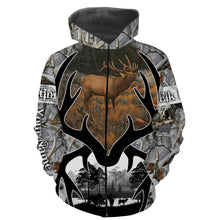 Load image into Gallery viewer, Elk Hunting big game hunting camo Custom Name 3D All over print shirts - personalized hunting gifts - NQS734