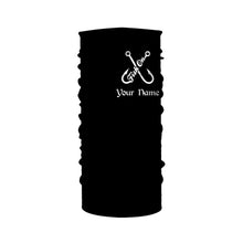 Load image into Gallery viewer, Fish Reaper Fish on black custom name UV protection Shirts custom long sleeve, hoodie fishing shirts NQS2857