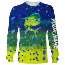 Load image into Gallery viewer, Mahi Mahi Fishing Customized Name 3D All Over printed Shirts For Adult And Kid Personalized Shirts NQS298