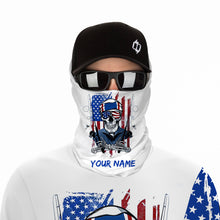 Load image into Gallery viewer, American fish reaper fishing UV protection quick dry Customize name long sleeves NQS946