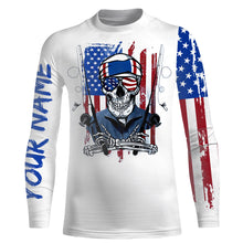 Load image into Gallery viewer, American fish reaper fishing UV protection quick dry Customize name long sleeves NQS946