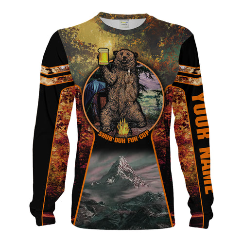 Shuh Duh Fuh Cup bear Custom Name camping shirts NQS1459