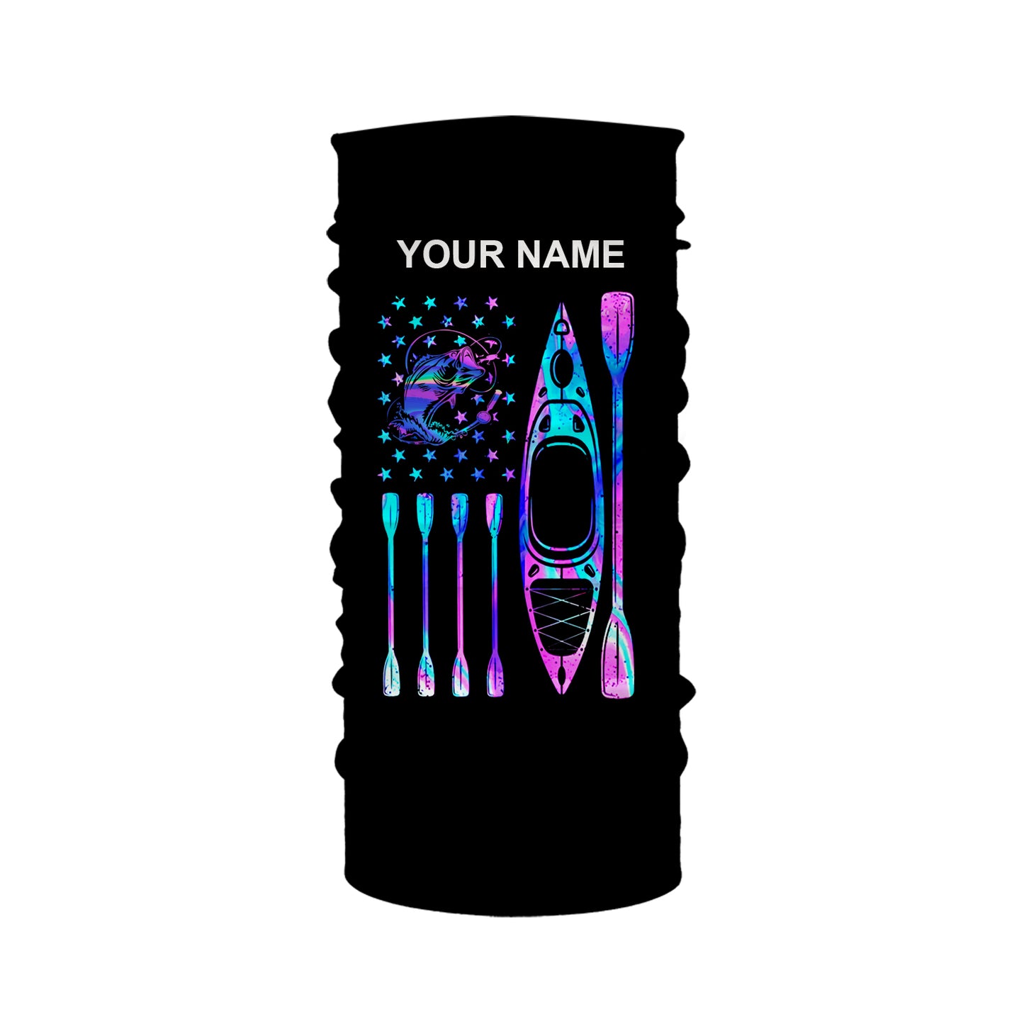 Kayak bass fishing American flag galaxy Custom long sleeves fishing shirts, camo leggings NQSD221