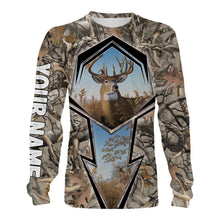 Load image into Gallery viewer, Deer Hunting big game hunting camo Custom Name 3D All over print shirts NQS743