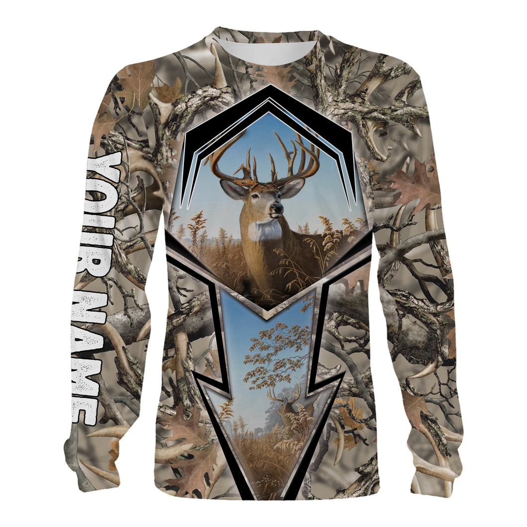 Deer Hunting big game hunting camo Custom Name 3D All over print shirts NQS743