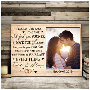 Personalized Custom Photo Canvas, I love you Forever & Always , Anniversary Gifts D05 NQS1257