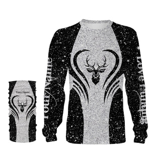 Deer tattoo shirt Custom Name 3D All Over Printed Shirt, leggings - hunting gift NQSD101