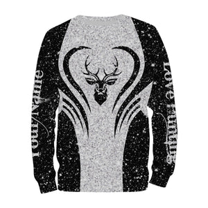 Deer tattoo shirt Custom Name 3D All Over Printed Shirt, leggings - hunting gift NQSD101