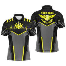 Load image into Gallery viewer, Custom bowling shirt for men – personalized team jersey front view