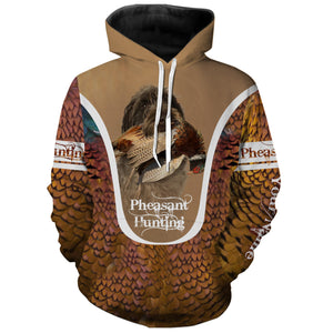 Wirehaired Pointing Griffon Pheasant hunting dog Custom All over print Shirts, Personalized gifts FSD3999