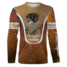 Load image into Gallery viewer, Deutsch Drahthaar Pheasant hunting dog Custom name All over print Shirts, Personalized Hunting gifts FSD4003