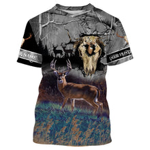 Load image into Gallery viewer, Deer hunting Skull camo Custom Name 3D All over print shirts - personalized hunting gifts - NQS729