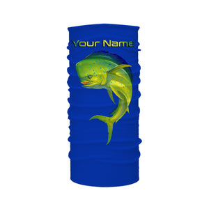 Mahi mahi ( Dorado) fishing blue ocean Mahi mahi scales Custom 3D All over printed Fishing Shirts NQS2530