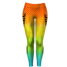 Load image into Gallery viewer, Beautiful fishing lure fish hook customize name camo leggings - NQS2004