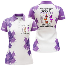 Load image into Gallery viewer, Funny Halloween golf shirt custom we&#39;re more than just golf friends we&#39;re like a really small gang NQS3833