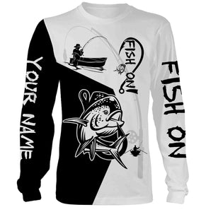 Mahi Mahi Fish On Custome Name 3D All Over Printed Shirts For Adult And Kid Personalized Fishing gift NQS359