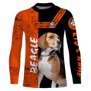 Beagle Hunting Dog Customize Name 3D All over printed Shirts, Gifts for Beagle Dog Lovers FSD3475