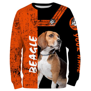 Beagle Hunting Dog Customize Name 3D All over printed Shirts, Gifts for Beagle Dog Lovers FSD3475