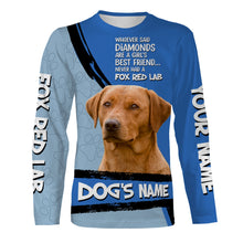 Load image into Gallery viewer, Fox Red Labs Custom Name 3D All over printed Shirt, Labrador Retriever Dog Funny Dog Saying shirt, Personalized Gift FSD3089