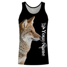 Load image into Gallery viewer, Coyote Hunting Predator Hunter Customize Name 3D Full Printing Shirts Personalized Hunting Gifts for Adult and Kid FSD2073