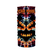 Load image into Gallery viewer, Custom Tie Dye Halloween Shirts Pumpkin 3D All Over Printed Mens Womens Tie Dye Halloween Shirts FSD3415