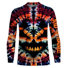 Load image into Gallery viewer, Custom Tie Dye Halloween Shirts Pumpkin 3D All Over Printed Mens Womens Tie Dye Halloween Shirts FSD3415