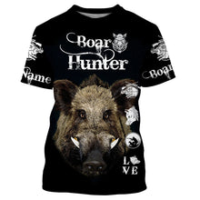 Load image into Gallery viewer, Boar hunting Custom Name 3D All over print shirts - Personalized gift for Men, Women and Kid - FSD111