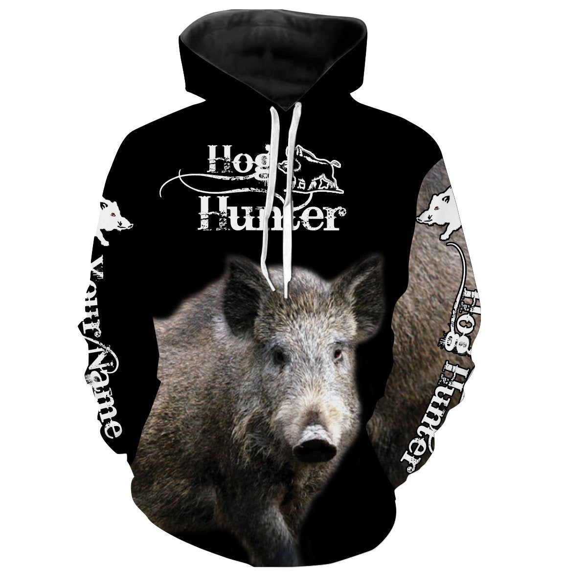 Feral Hog hunting Custom Name 3D All over print T-shirt, Long sleeve, Hoodie, Zip up hoodie -  FSD162